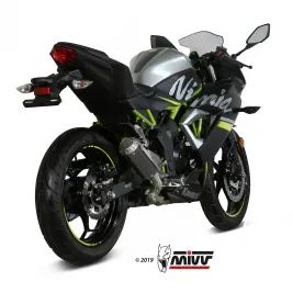 Mivv Kawasaki Ninja 125 Terminale Di Scarico Moto Marmitta Mk3 Carbonio 2