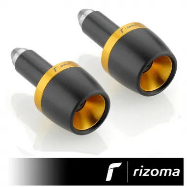 Terminali Manubrio Moto Rizoma Conico Contrappesi Bilancieri Oro