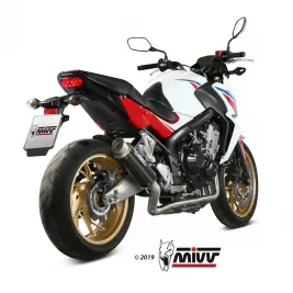 Scarico Completo Mivv Honda CB 650 F 14 - 2018 Moto Terminale Gp Pro Carbonio 2