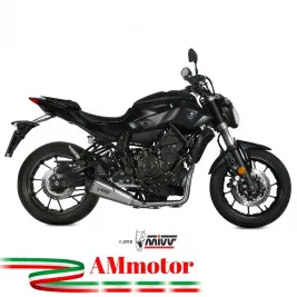 Scarico Completo Mivv Yamaha Mt-07 Terminale Delta Race Inox Moto 2