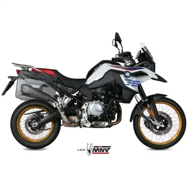 Mivv Bmw F 750 GS Terminale Di Scarico Moto Delta Race Inox Marmitta Omologato