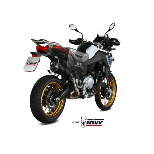 Mivv Bmw F 750 GS Terminale Di Scarico Moto Delta Race Black Marmitta Omologato