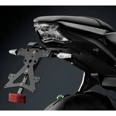 Portatarga Rizoma Kawasaki Z 650 Moto Supporto Completo Luce Led Catarifrangente