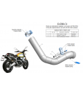 Ducati Scrambler 1100 Mivv Tubo Elimina Kat Catalizzatore Moto Collettore Di Scarico