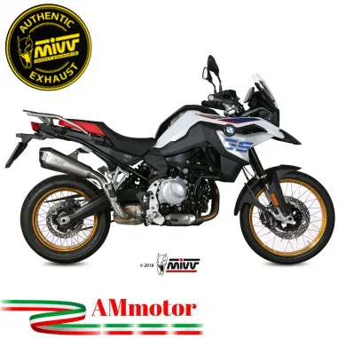 Mivv Bmw F 850 GS Terminale Di Scarico Moto Delta Race Inox Marmitta Omologato