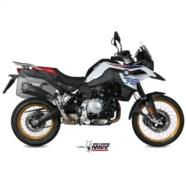 Mivv Bmw F 850 GS Terminale Di Scarico Moto Delta Race Inox Marmitta Omologato