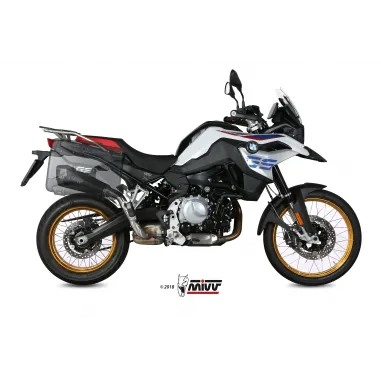 Mivv Bmw F 850 GS Terminale Di Scarico Moto Delta Race Black Marmitta Omologato