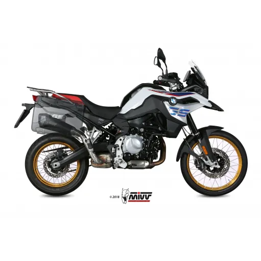 Mivv Bmw F 850 GS Terminale Di Scarico Moto Delta Race Black Marmitta Omologato