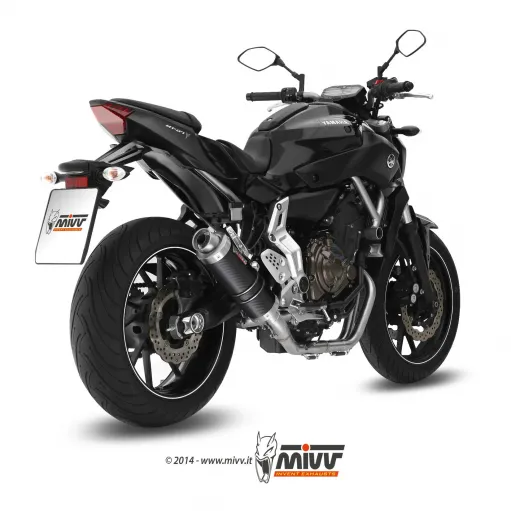 Scarico Completo Mivv Yamaha Mt-07 Terminale Gp Carbonio Moto Alto