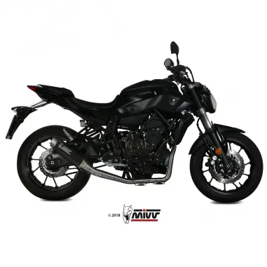 Scarico Completo Mivv Yamaha Mt-07 Terminale Gp Pro Carbonio Moto Alto