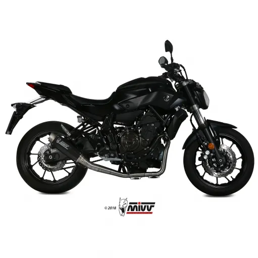 Scarico Completo Mivv Yamaha Mt-07 Terminale Gp Pro Carbonio Moto Alto