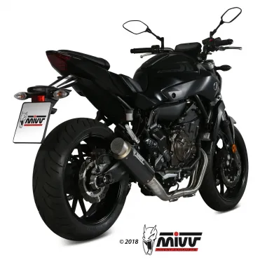 Scarico Completo Mivv Yamaha Mt-07 Terminale Gp Pro Carbonio Moto Alto