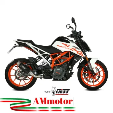 Mivv Ktm 390 Duke 2017 - 2020 Terminale Di Scarico Marmitta Gp Pro Black Moto Omologato