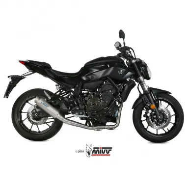 Scarico Completo Mivv Yamaha Mt-07 Terminale Gp Pro Titanio Moto Alto