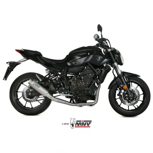 Scarico Completo Mivv Yamaha Mt-07 Terminale Gp Pro Titanio Moto Alto