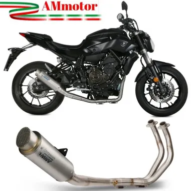 Scarico Completo Mivv Yamaha Mt-07 Terminale Gp Pro Titanio Moto Alto