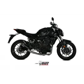 Scarico Completo Mivv Yamaha Mt-07 Terminale Gp Pro Black Inox Nero Moto Alto 2