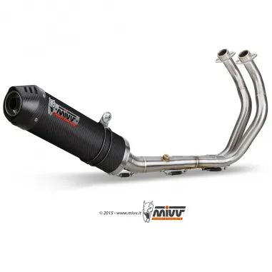Scarico Completo Mivv Yamaha Mt-07 Terminale Oval Carbon Cap Moto