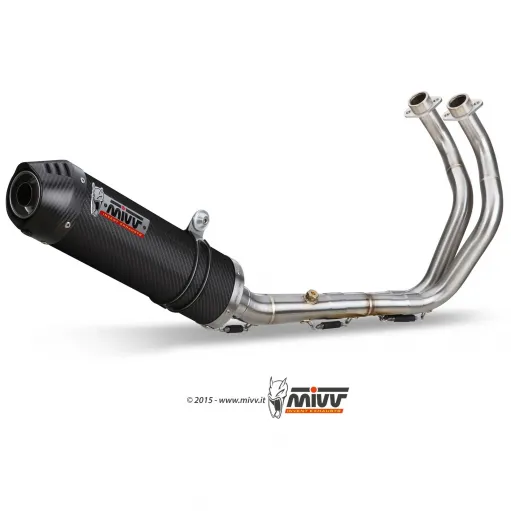 Scarico Completo Mivv Yamaha Mt-07 Terminale Oval Carbon Cap Moto