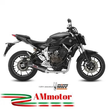 Scarico Completo Mivv Yamaha Mt-07 Terminale Oval Carbon Cap Moto