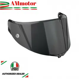 Visiera Agv Corsa R Race 3 Fumè Scura Tindet Nera Casco Integrale Moto