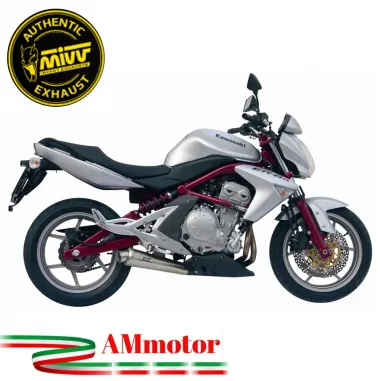 Mivv Kawasaki ER-6N / F Terminale Di Scarico Moto Marmitta X-Cone Inox