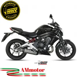 Scarico Completo Mivv Kawasaki ER-6N / F Terminale Moto Suono Inox