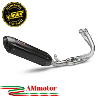 Scarico Completo Mivv Kawasaki ER-6N / F Terminale Moto Suono Black
