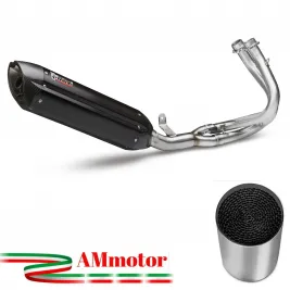 Scarico Completo Mivv Kawasaki ER-6N / F Terminale Moto Suono Black 2