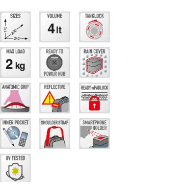 Borsello Givi Serbatoio Tanklock Da Moto 6 Litri BMW R 1250 GS Specifica