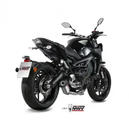 Scarico Completo Mivv Yamaha Mt-09 14 - 2020 Terminale Oval Titanio Carbon Cap Moto 2