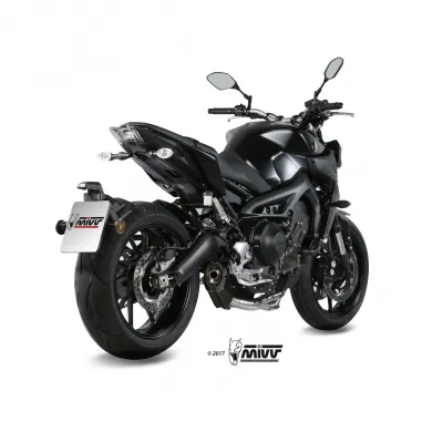 Scarico Completo Mivv Yamaha Mt-09 14 - 2020 Terminale Suono Black Moto