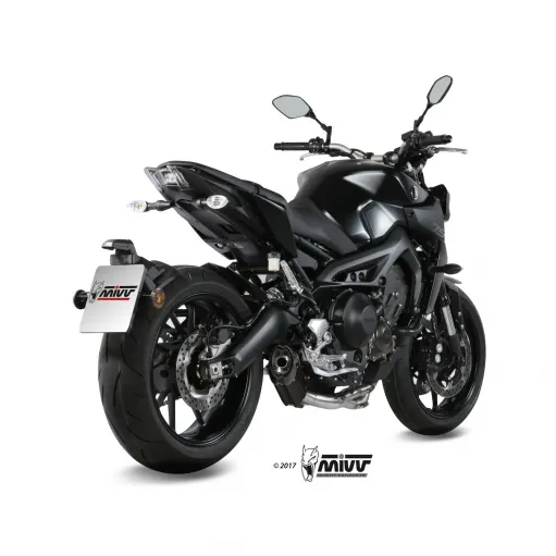 Scarico Completo Mivv Yamaha Mt-09 14 - 2020 Terminale Suono Black Moto